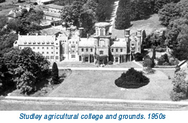 Studley agricultural college and grounds - 1950s